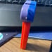 Rare USA Stem Vintage No Feet Whistle Pez Dispenser Pat#3.8 MI USA