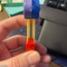 Rare USA Stem Vintage No Feet Whistle Pez Dispenser Pat#3.8 MI USA