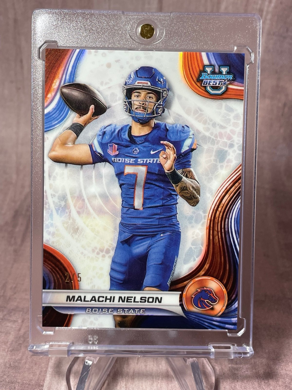 2024 Bowman’s Best U Malachi Nelson /5 Boise State Broncos