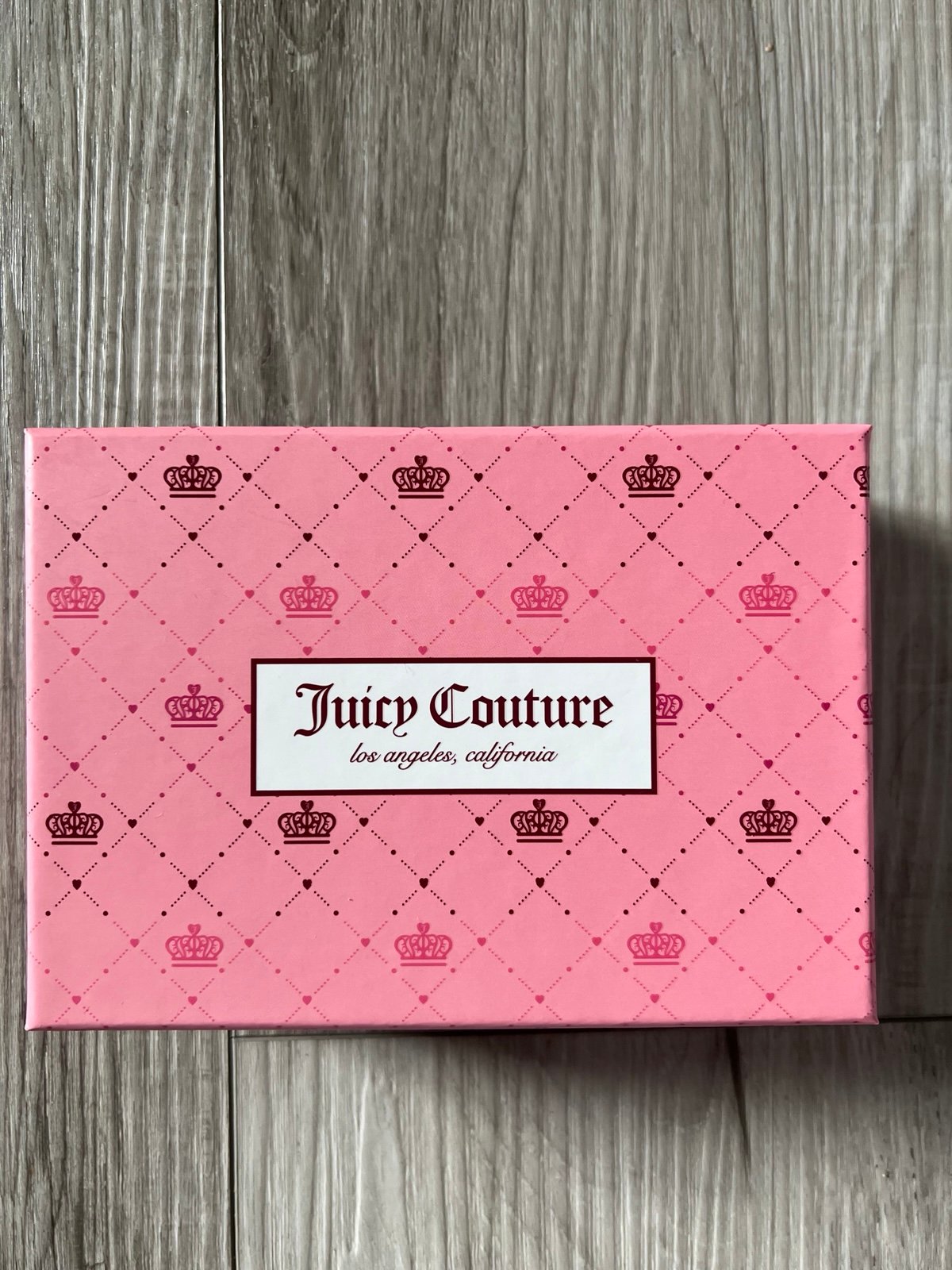 Juicy Couture Gold Bling Heart Earrings and keychain set