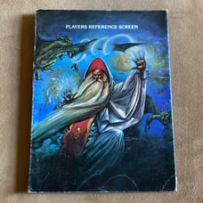 Advanced Dungeons and Dragons Player’s Reference Screen