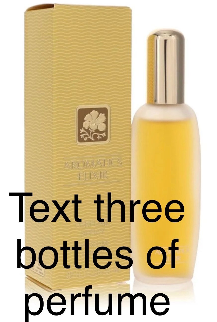 Aromatics Elixir Perfume three bows of perfume 0.85 oz ED, 417124