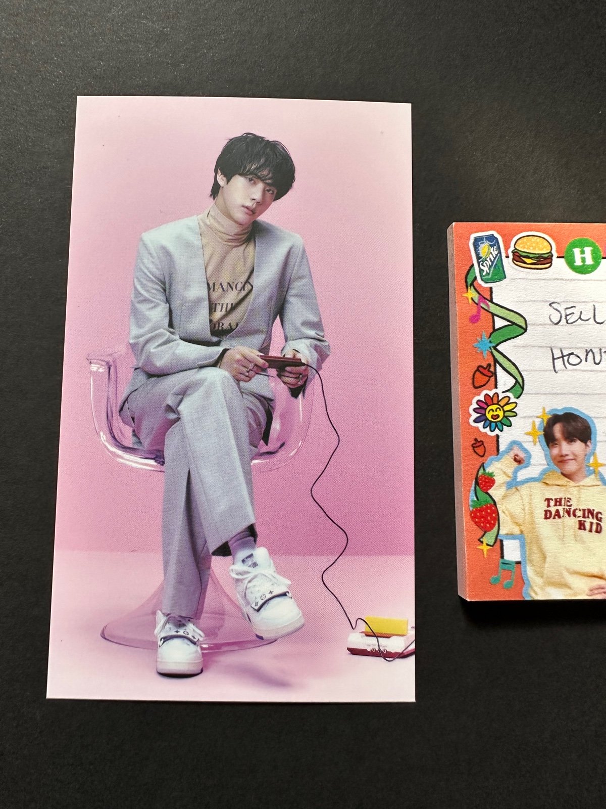 BTS PROOF Collector's Edition　JIN BTS Proof Collector's Edition Photocard A ver RM JIN SUGA J