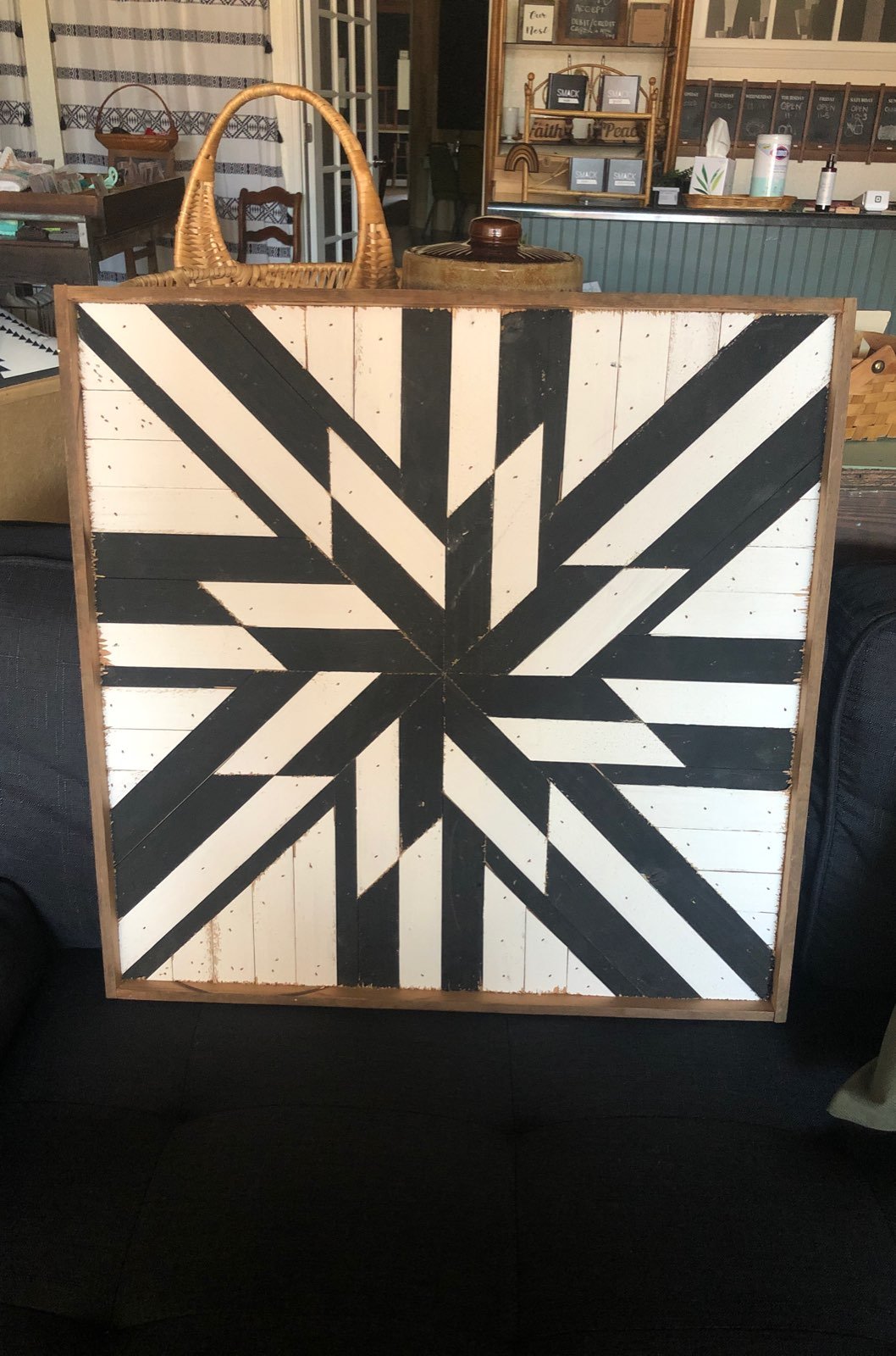 Wood mosaic