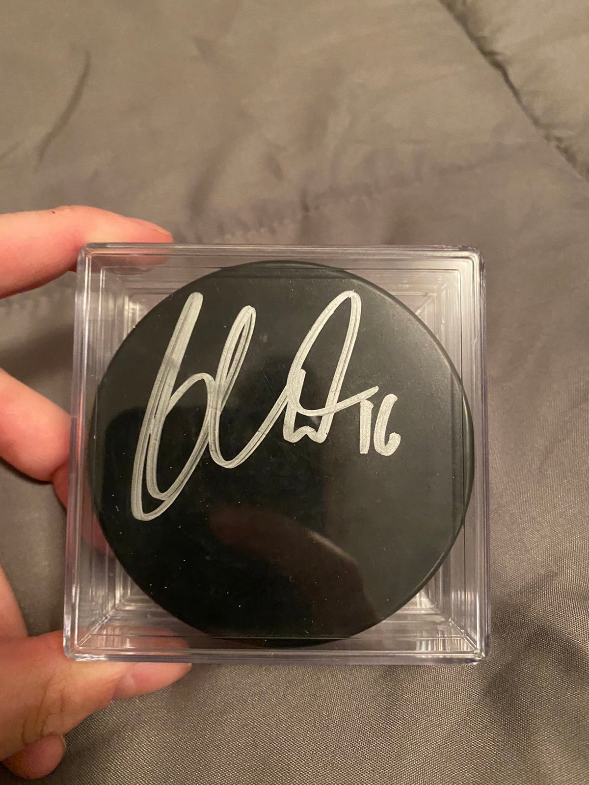 Derrick Brassard Signed Hockey Puck