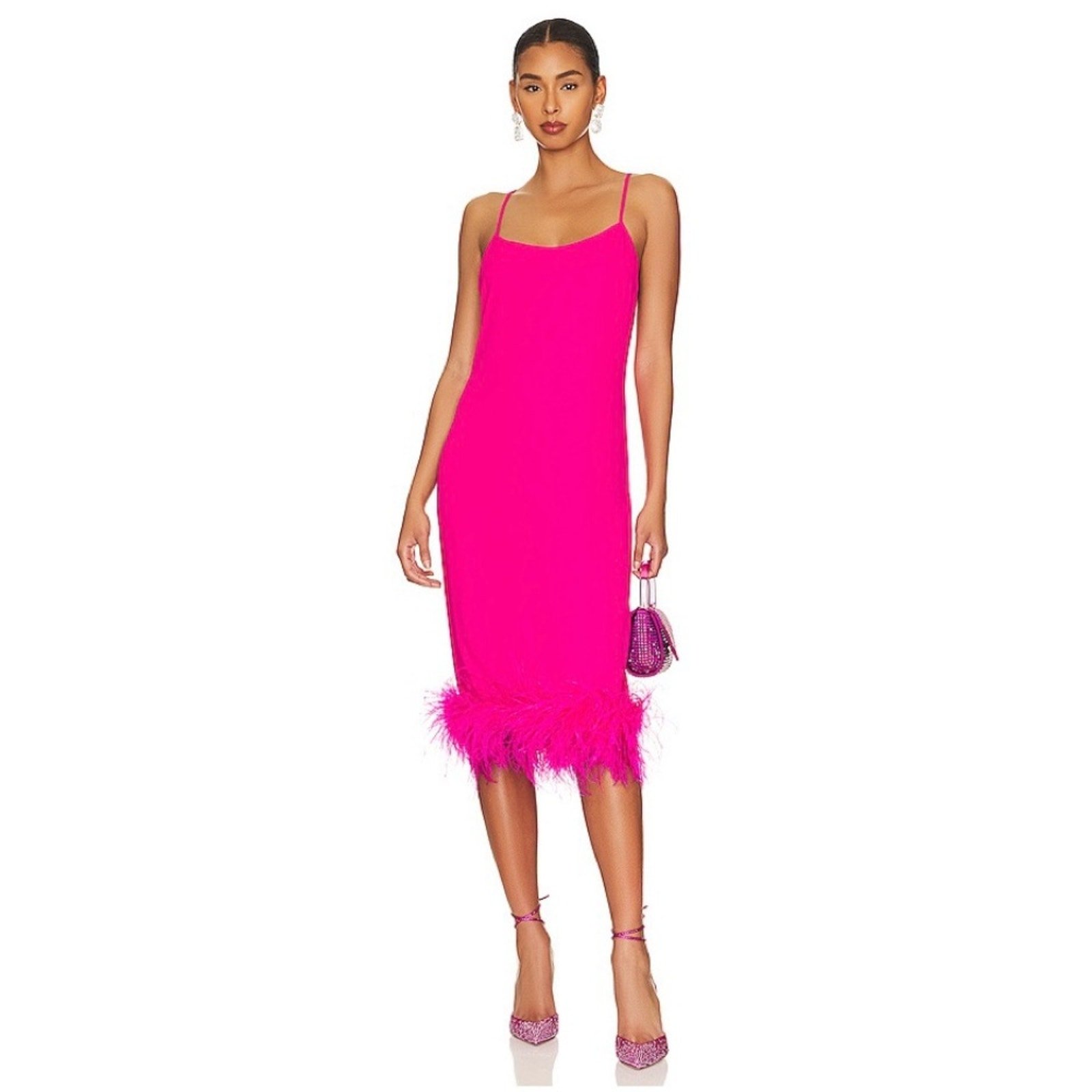 NEW Amanda Uprichard Marianna Midi Dress