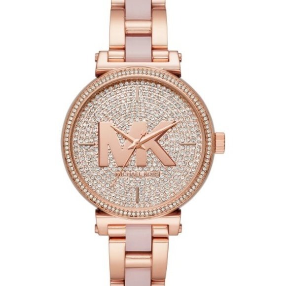 Michael Kors Sofie Rose Gold Tone Bracelet Watch