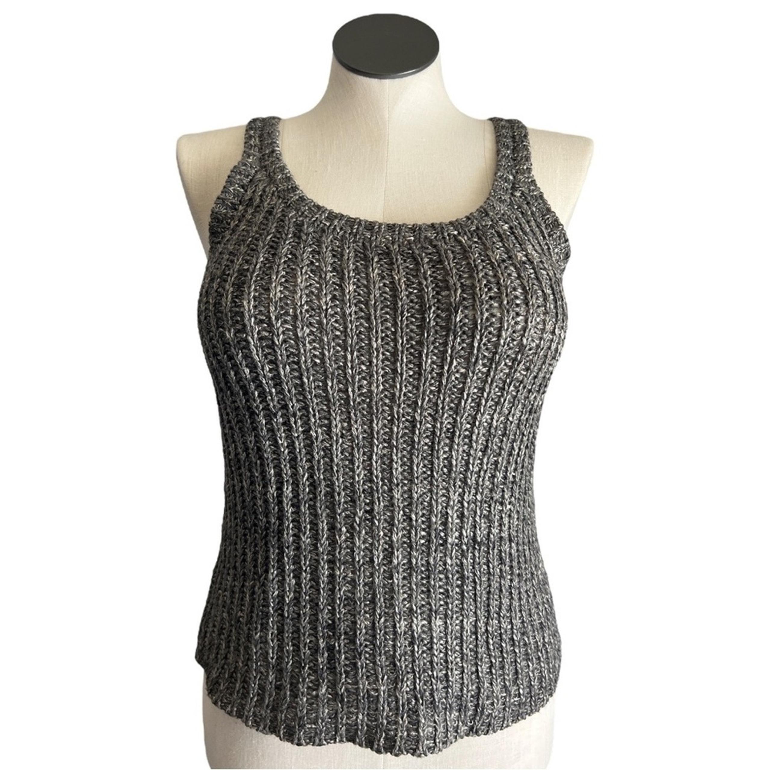 Ralph Lauren blue label womens size medium sleeveless knit tank top shirt blouse