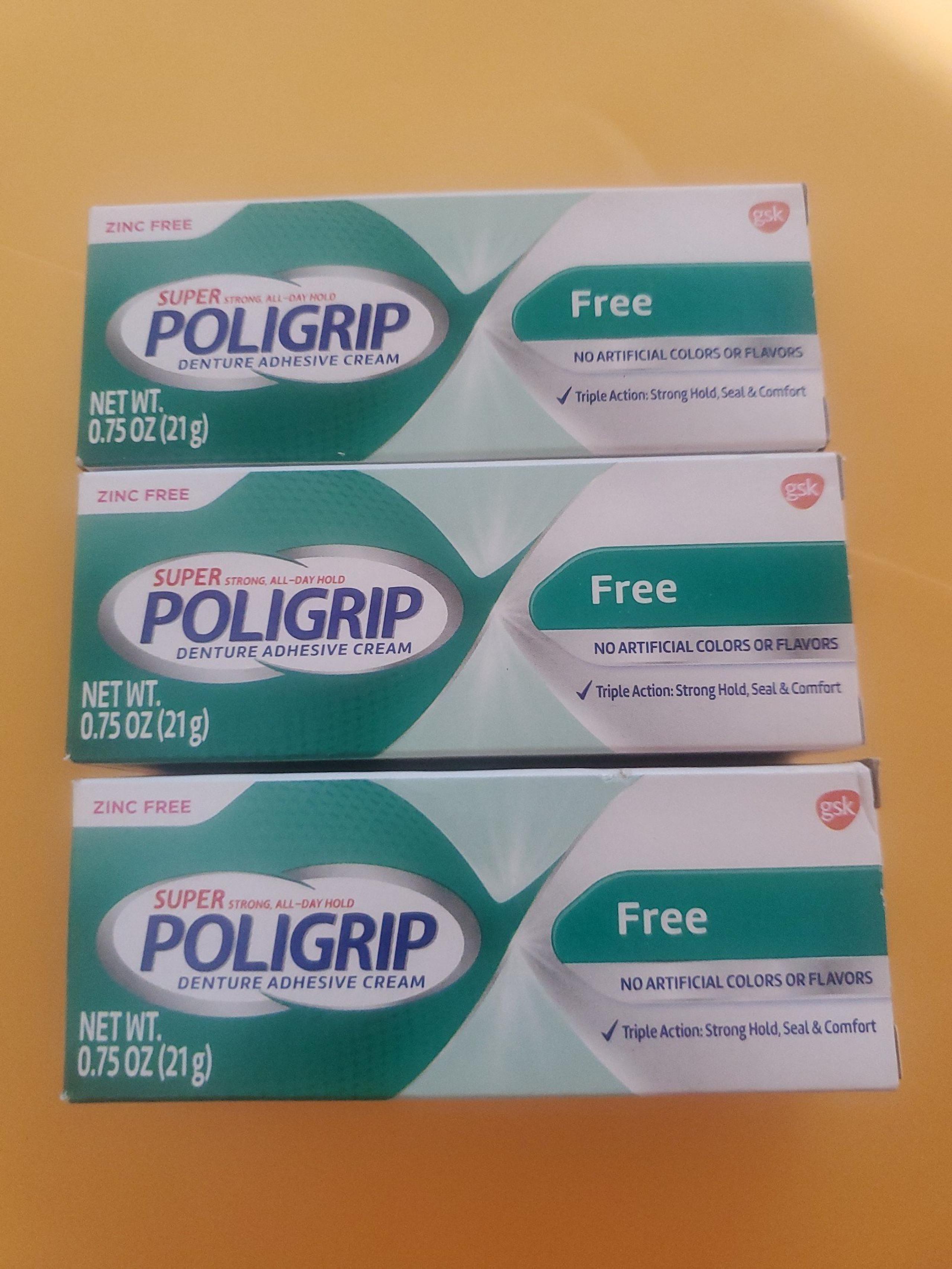 Poligrip Denture Adhesive Cream