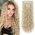 blonde mermaid curly wave hair extensions