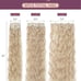 blonde mermaid curly wave hair extensions