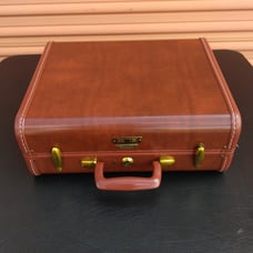 Vintage Samsonite Shwayder Bros Denver Co MCM Luggage, Train Suitcase 4916