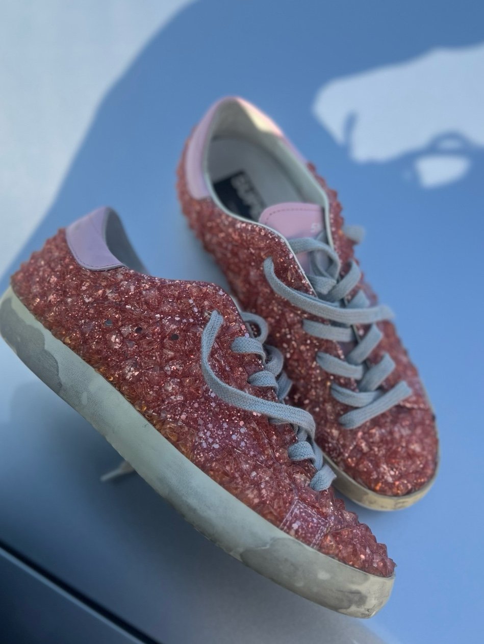 Golden Goose glitter Sneakers great condition size 38