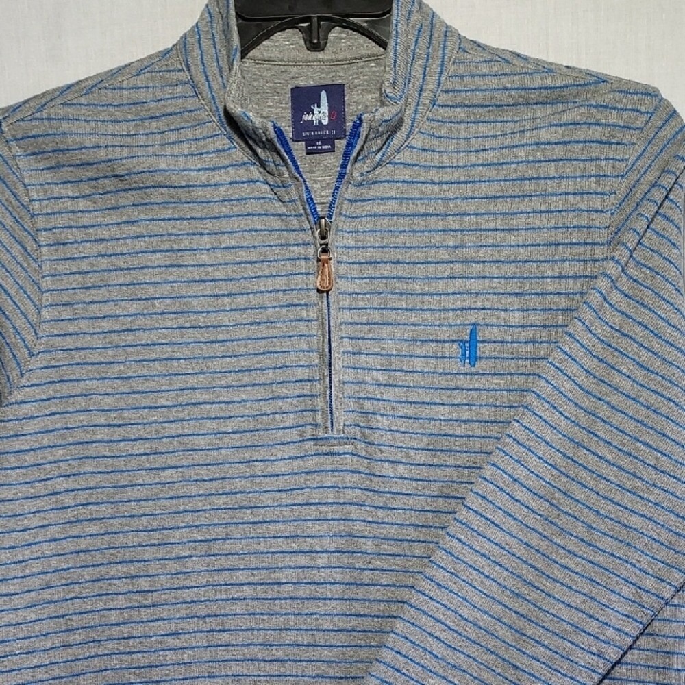 johnnie-O Emmett Quarter Zip Long Sleeve Pullover Womens US Size 16