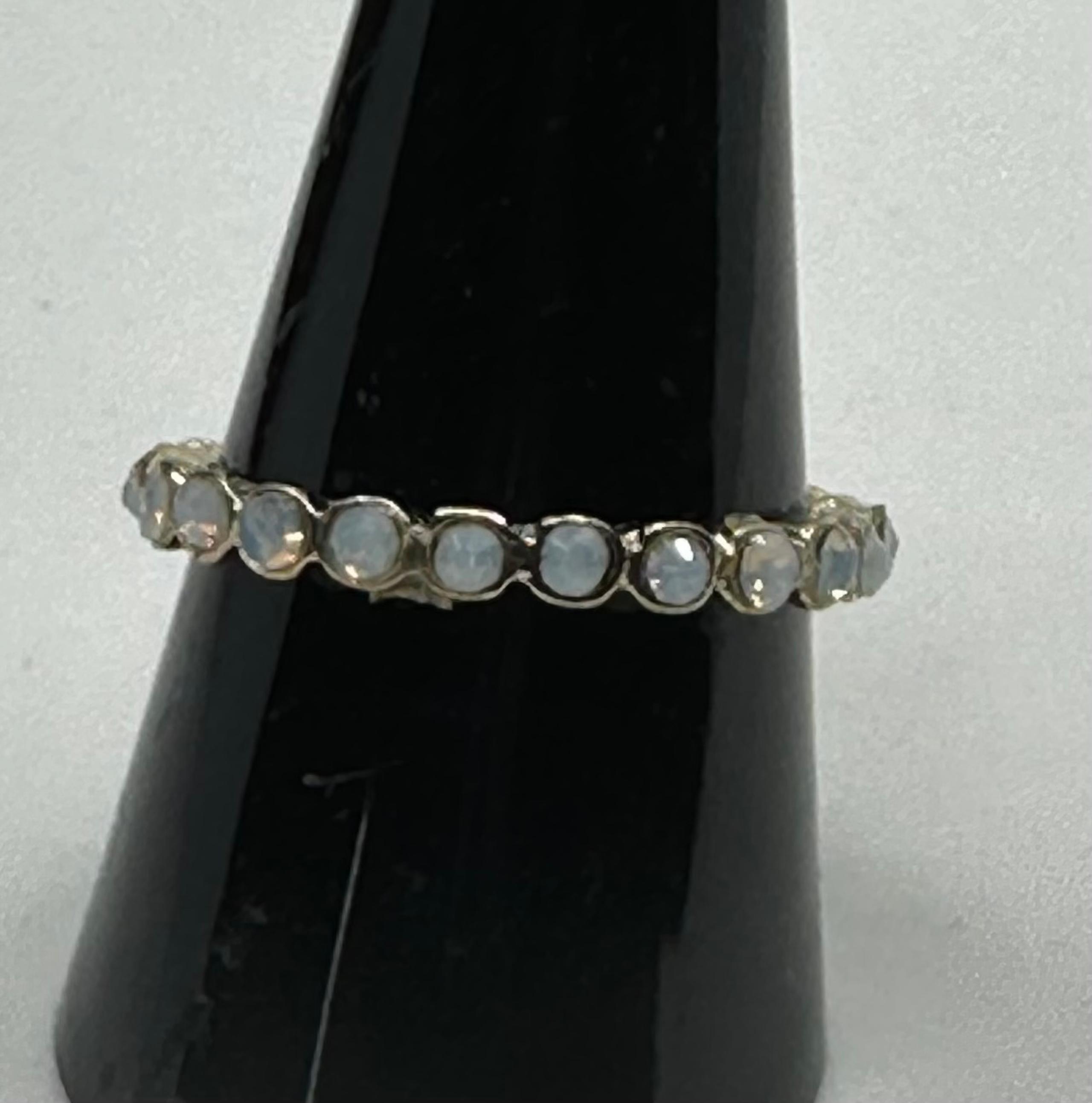Gold tone Opal Ring