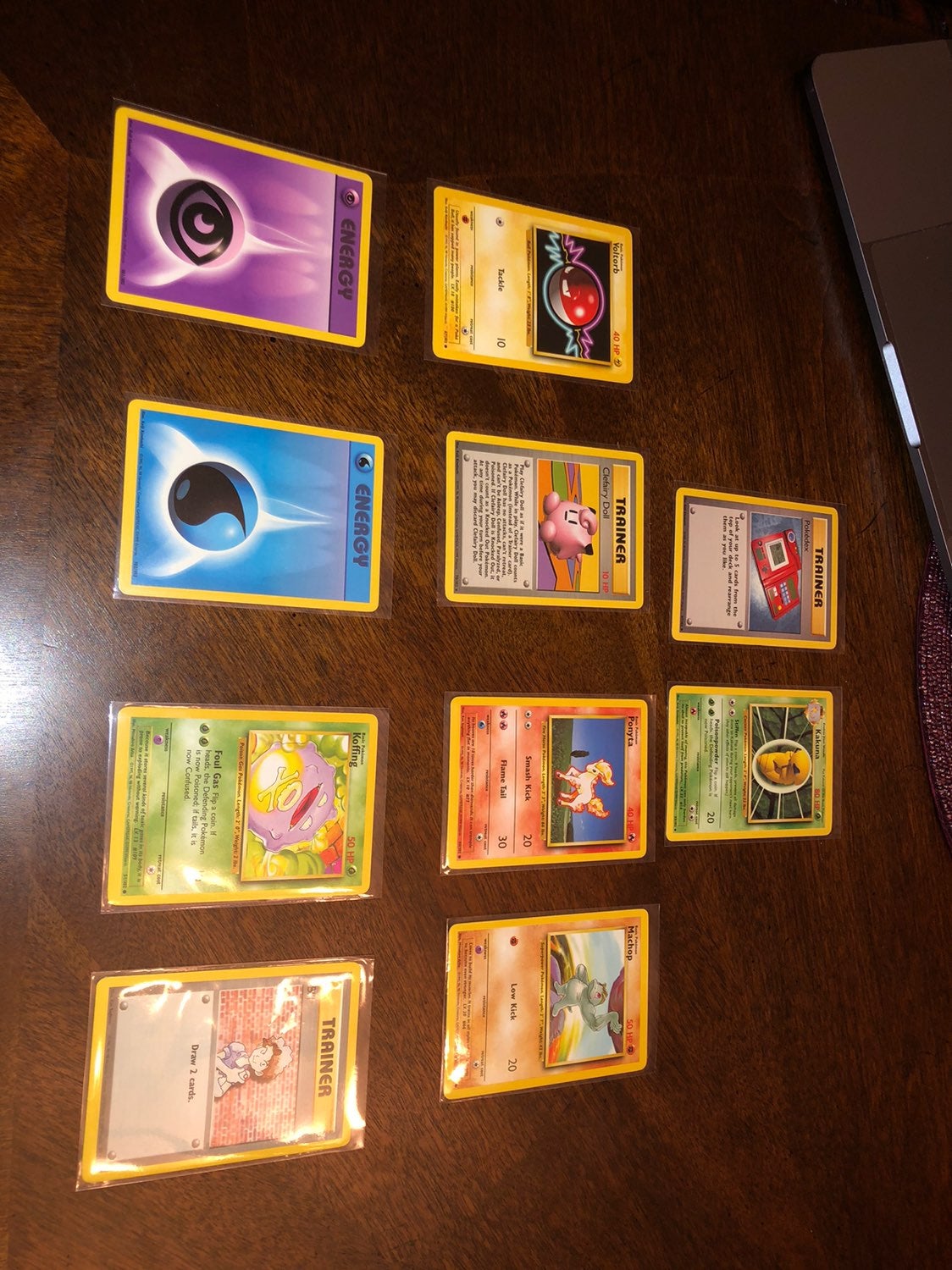 Mint Pokemon cards base set lot