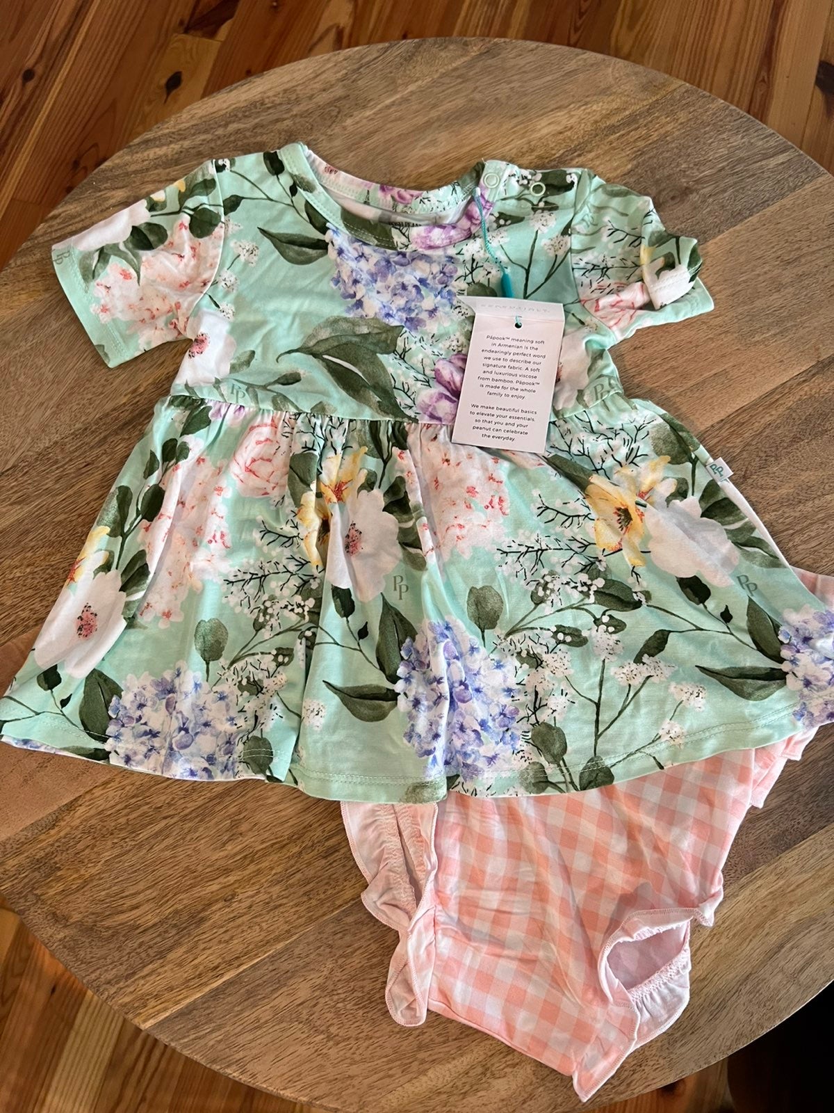 Posh Peanut Peplum/Bummies Erin 2T