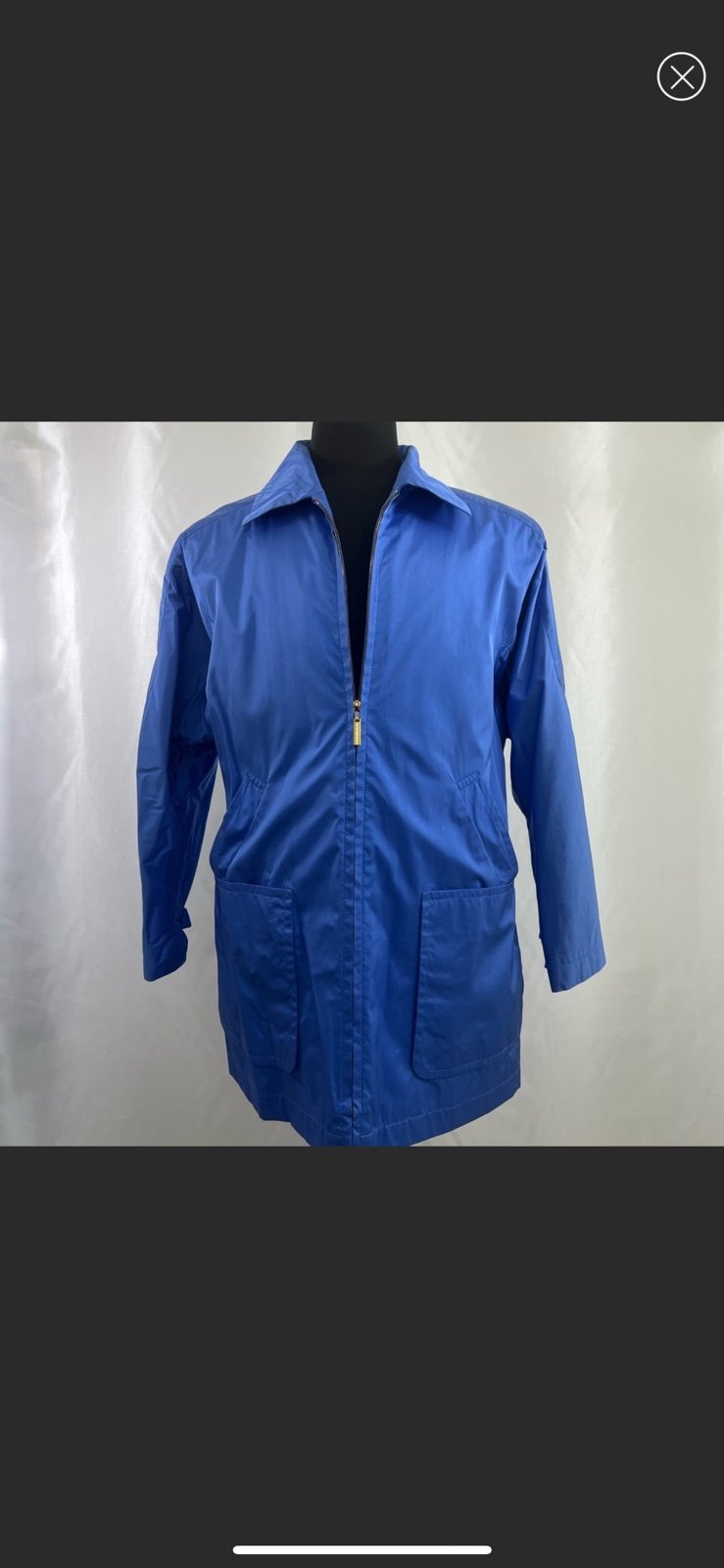 Escada Vintage Windbreaker Top Coat Jacket