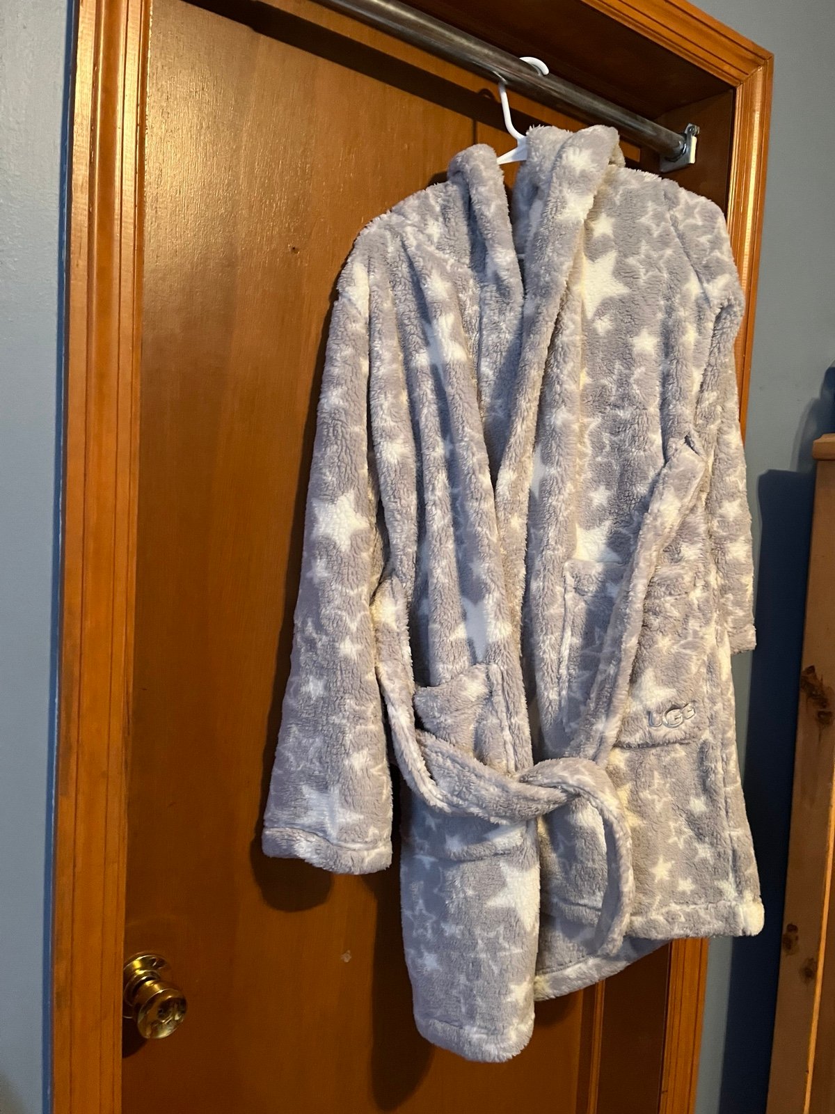 Ugg womens star print hooded robe