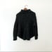 Free People | charcoal chunky knit wool blend speckled turtleneck sweater