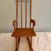 Vtg Furga Alta Moda Type Grandma Susanna Doll w/Wood Rocking Chair, Rare