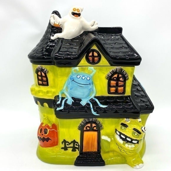 Target Halloween 2009 Ceramic Haunted House Cookie Jar