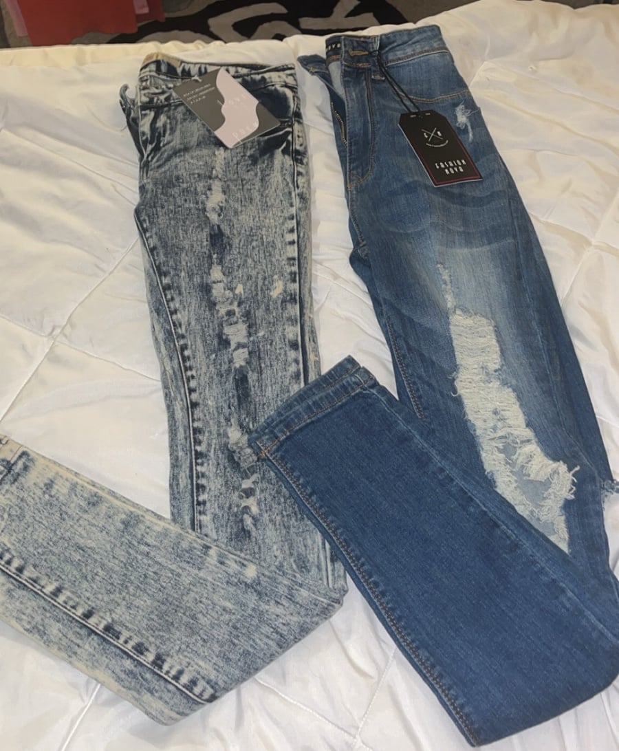 2 pair of brand new Denim Jeans with tags attached