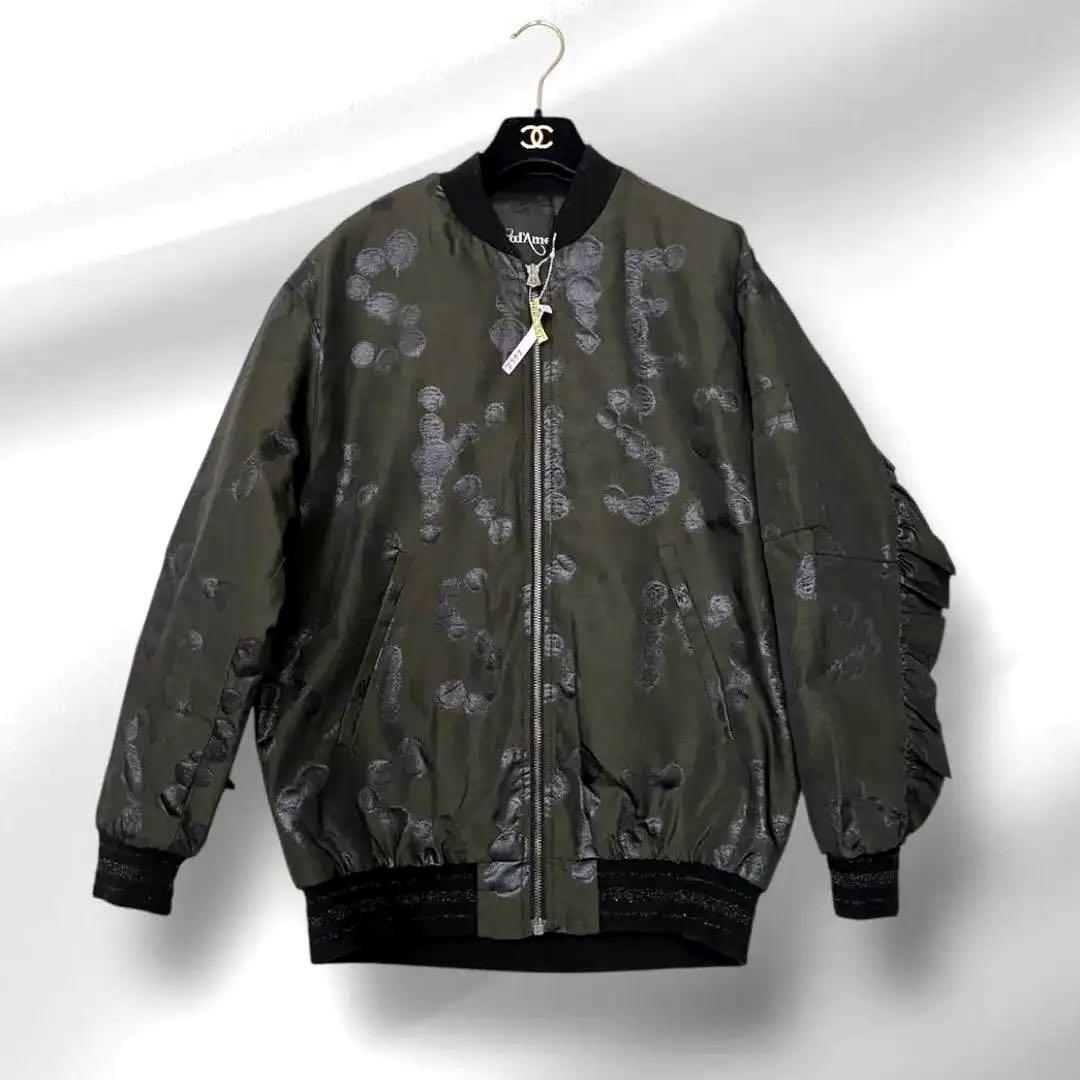 ottod'ame ♡ 3D Frill Bomber Jacket Zip Blouson