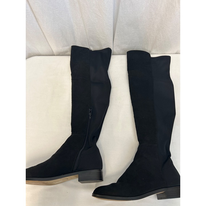J Crew Factory Sueded knee-high boots with stretch BJ269, Size 8