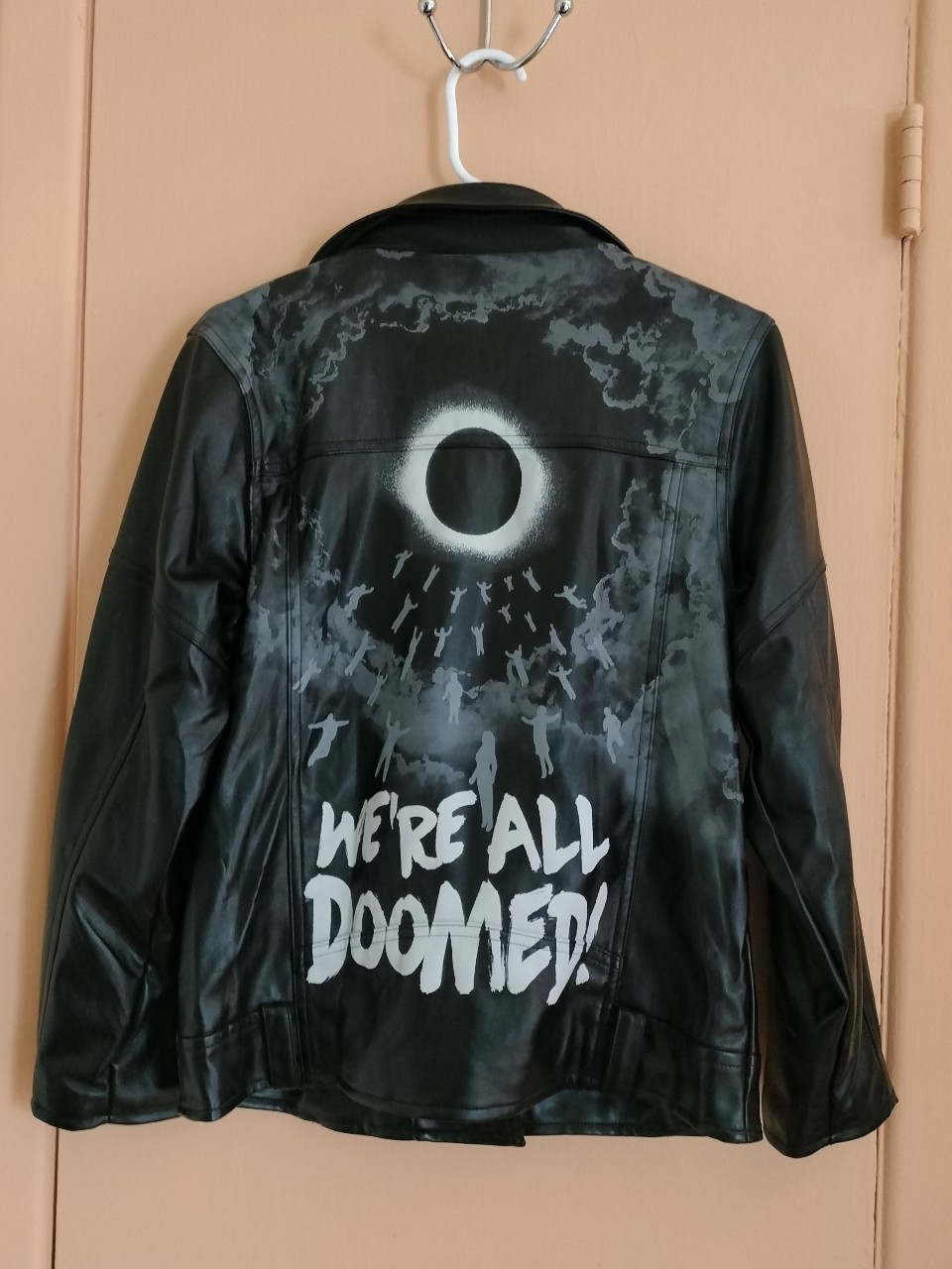 XS Daniel Howell We're All Doomed Tour Pleather Jacket Merch (Dan and Phil)