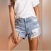 Levi's 501 High Rise Distressed Ripped Denim Shorts Size 31 Ripped Jean Shorts