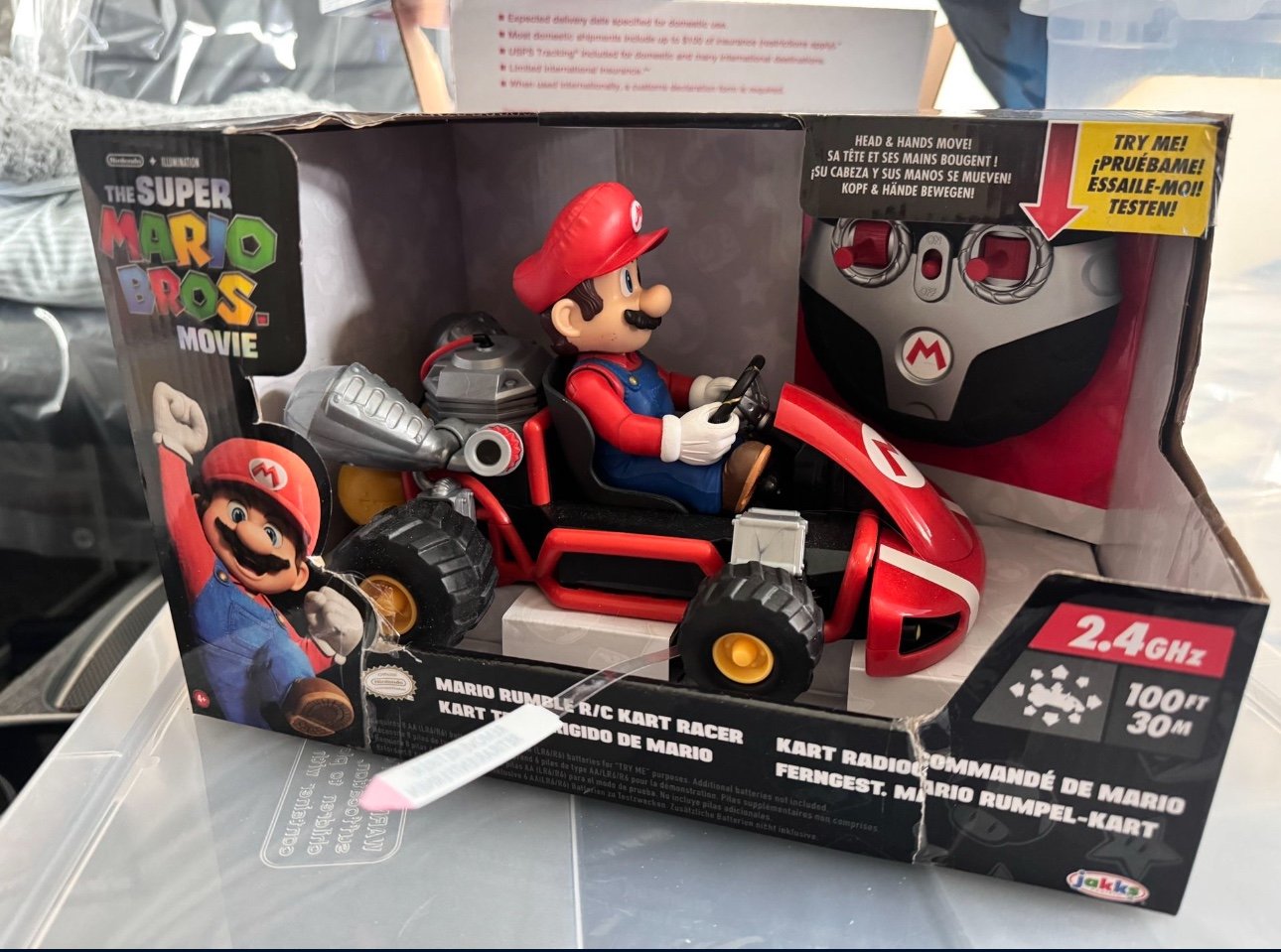 Nintendo Mario Rumble Kart RC Racer 2.4Ghz