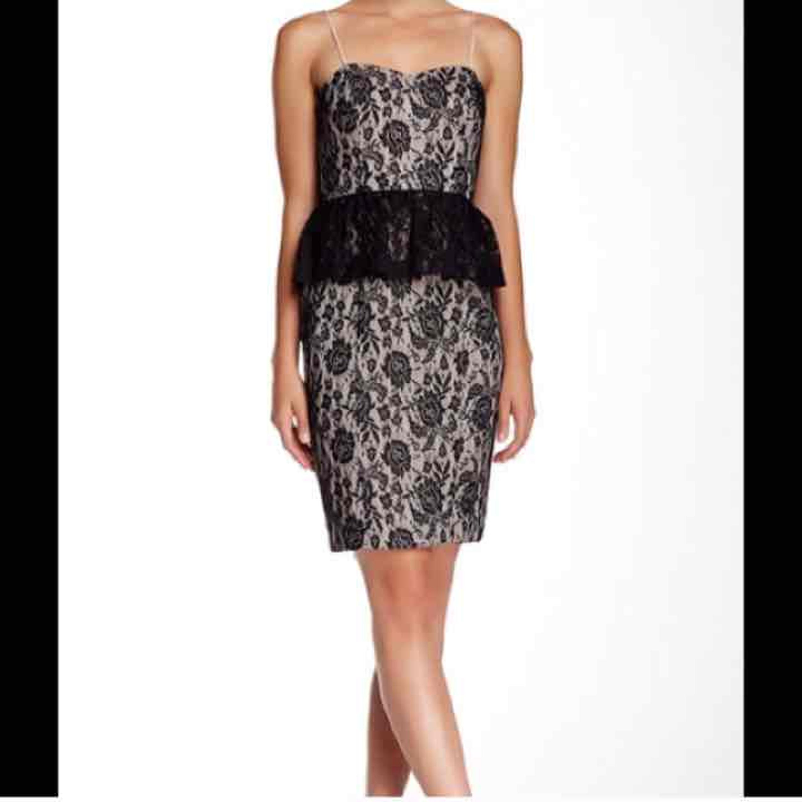 Super cute peplum lace dress