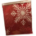 Twin Size New Haven Snowflake Quilt Comforter Reversible Red White w Std Sham