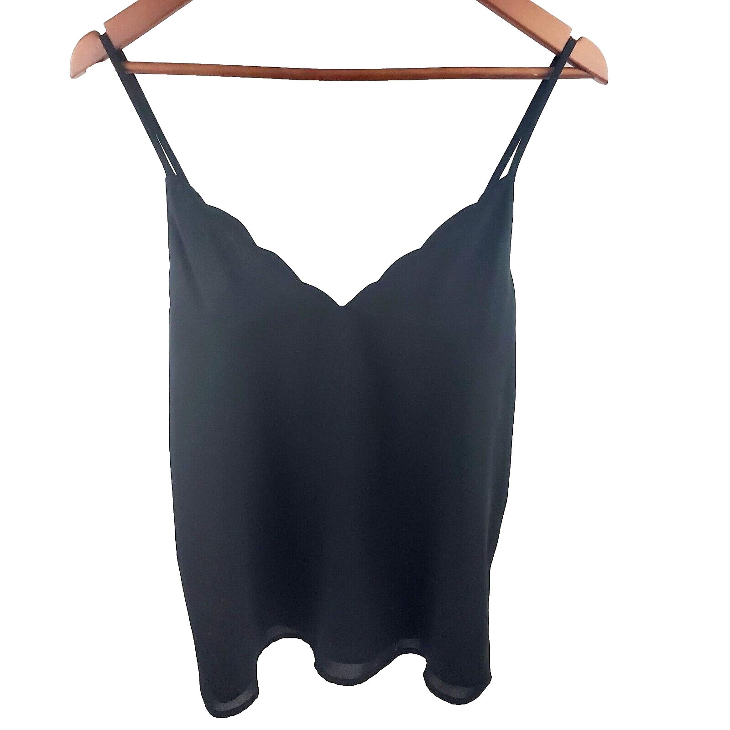 Nordstrom rack Socialite Strap Blouse Women's S Black Pull-Over New Under Shirt