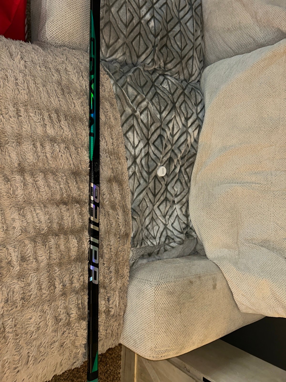 Broken signed Michigan state stick