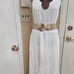 Terzo Millennio Made In Italy womens linen dress size Large White