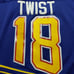 Tony Twist St Louis Blues jersey, vintage Starter, sz XXL, see photos
