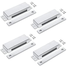 114 lbs Heavy Duty Stainless Steel Magnetic Catch Cabinet Metal Latch 5 pack