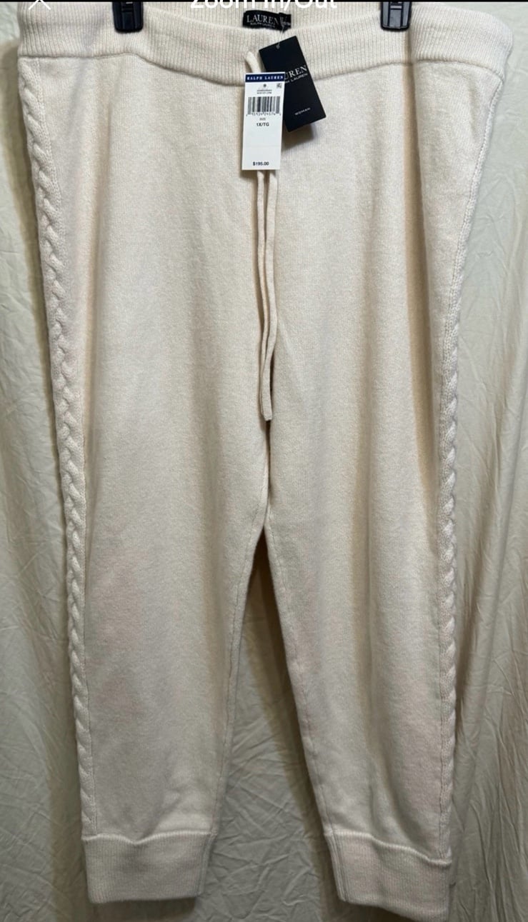 Ralph Lauren Women’s Designer Joggers Size 3X 195
