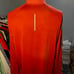 Nike Men XL Salmon/Adobe/Pink Dri Fit 1/4 Zip Pullover Running Reflective