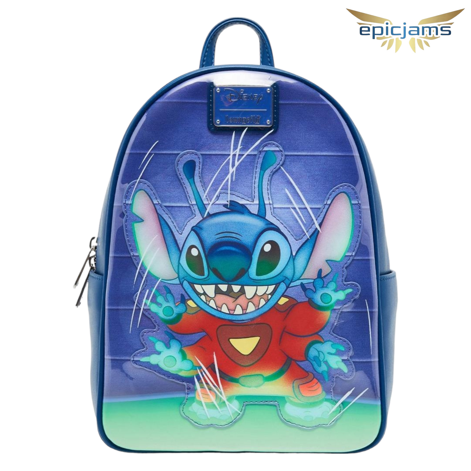 Loungefly Disney Lilo & Stitch Experiment 626 Stitch Mini Backpack New