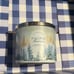 3-wick candle falling flurries