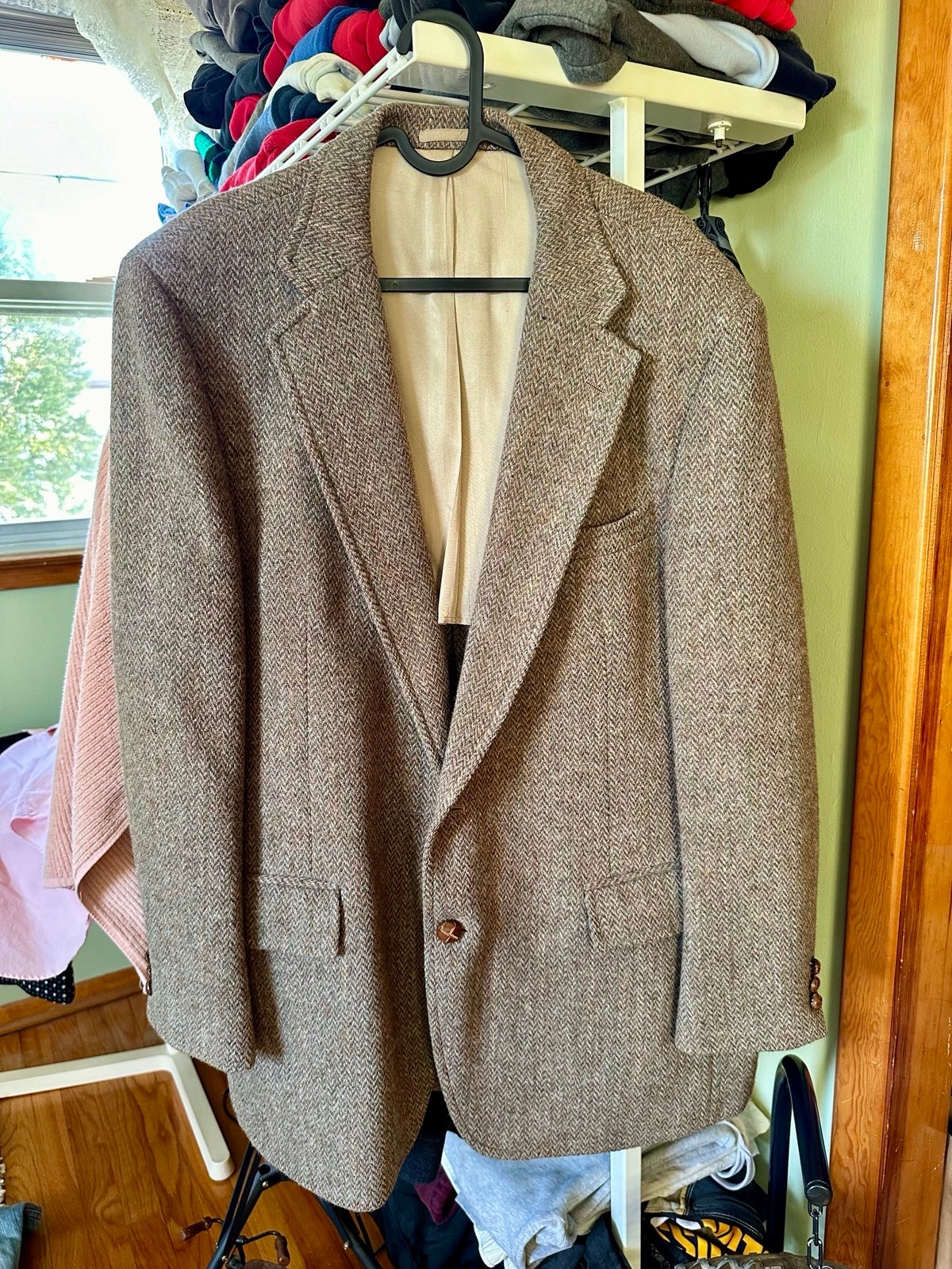 Vintage Harris Tweed Stanley Blacker Blazer Wool