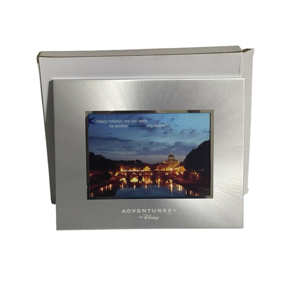 Adventures by Disney Insiders Silvertone Picture Frame - new - 10 1/4 x 8 1/4