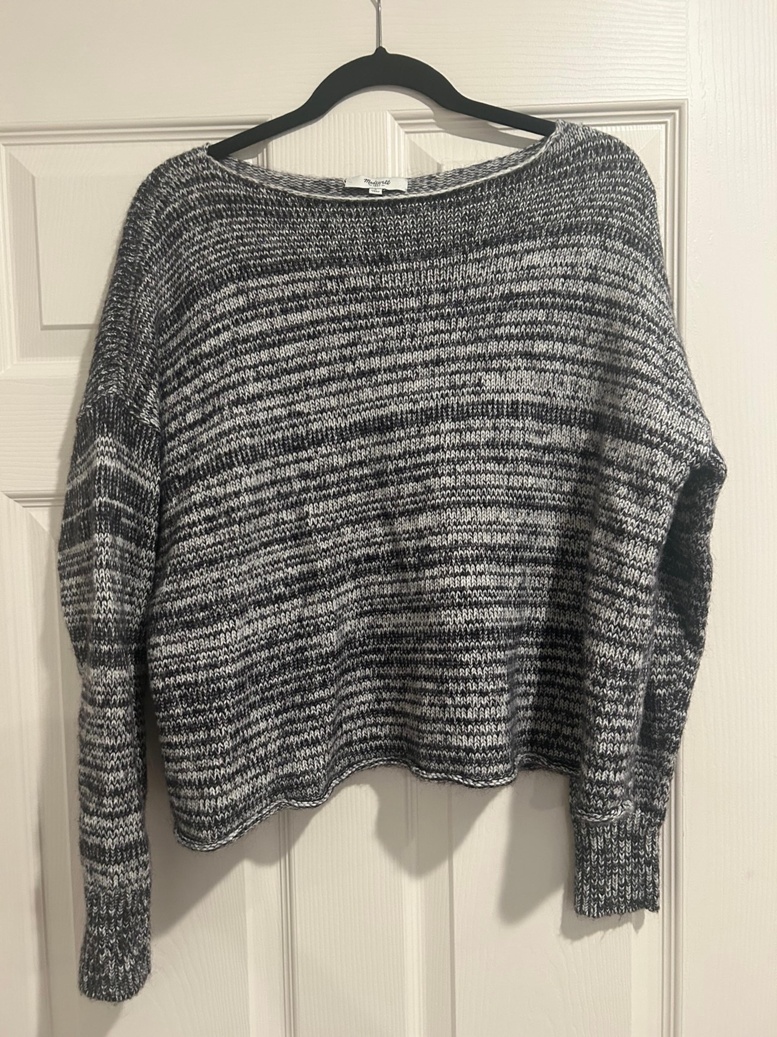 Madewell threadmix boat neck sweater