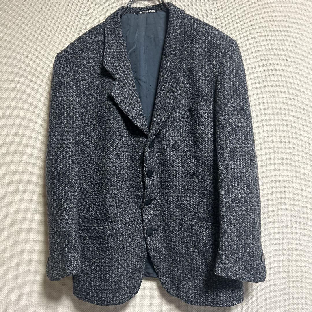 Giorgio Armani 90's Tweed Tailored Jacket Made in Italy