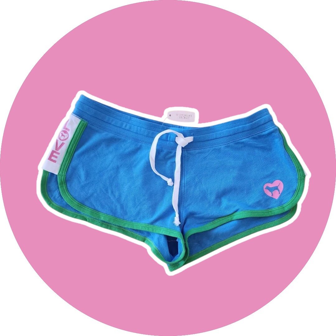 Y2K Vintage Victoria Secret PINK Shorts Size Small New With Tags