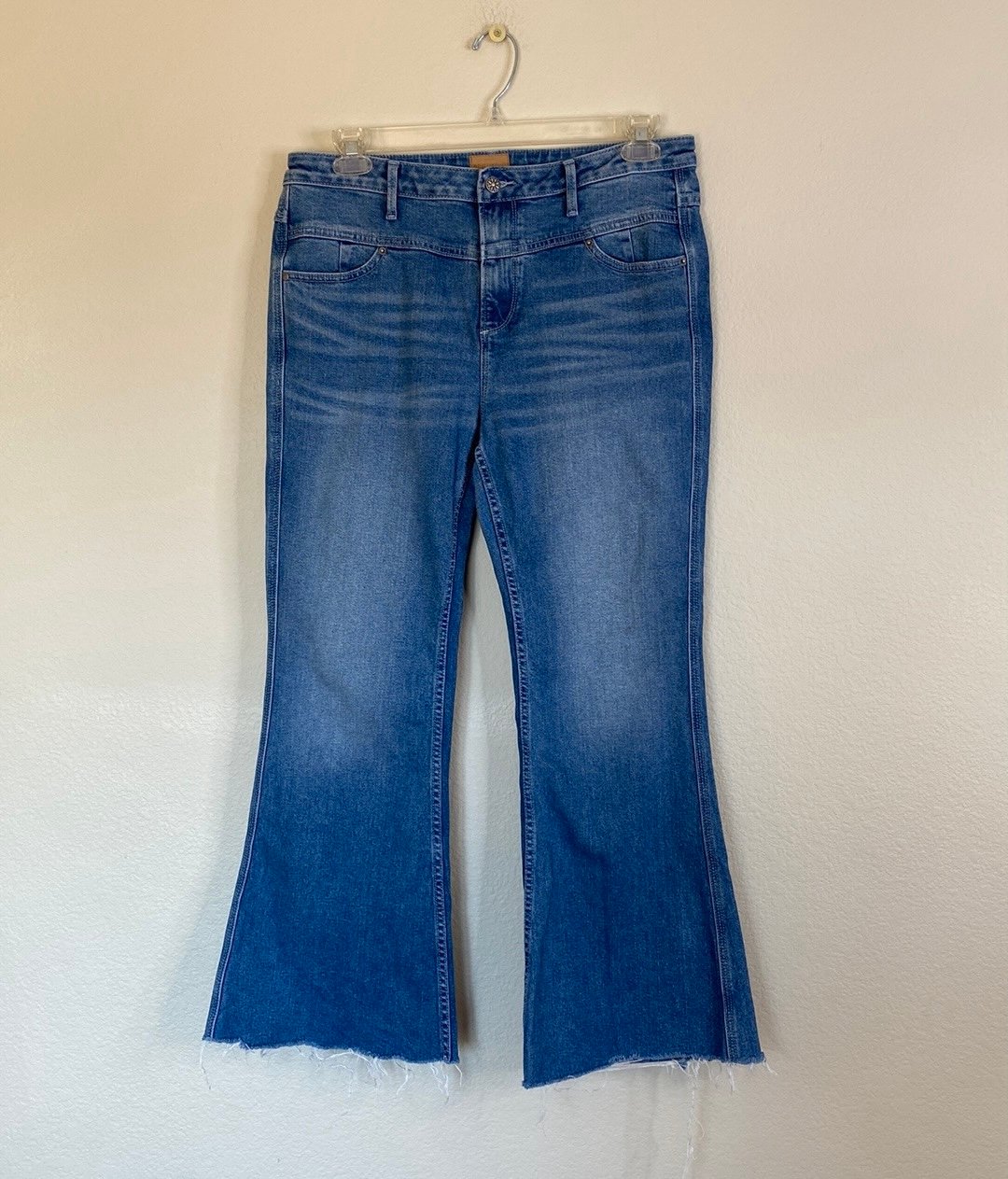 Driftwood Farrah flared jeans women’s 31” raw hem