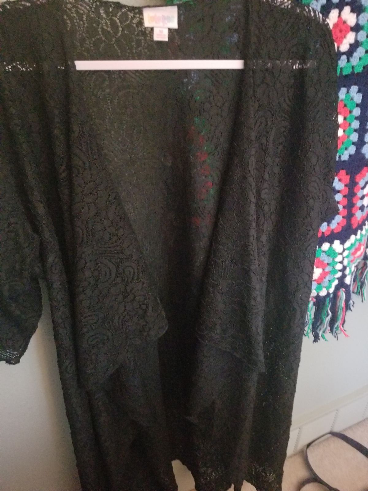 LuLaRoe Shirley lace kimono